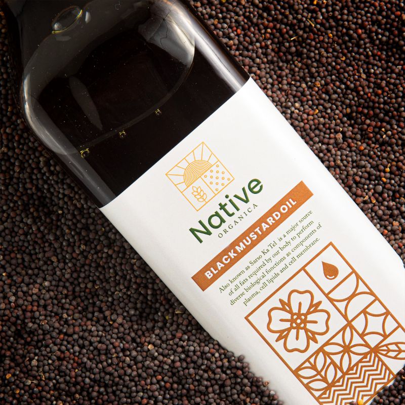 Orgenik: Cold Pressed Black Mustard Oil from the brand Native Organica 
