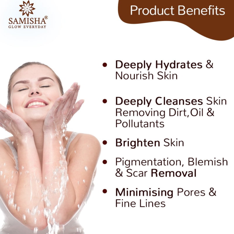 Orgenik: Shop Organic Face Wash For Glowing And Brightening Skin from brand Samisha