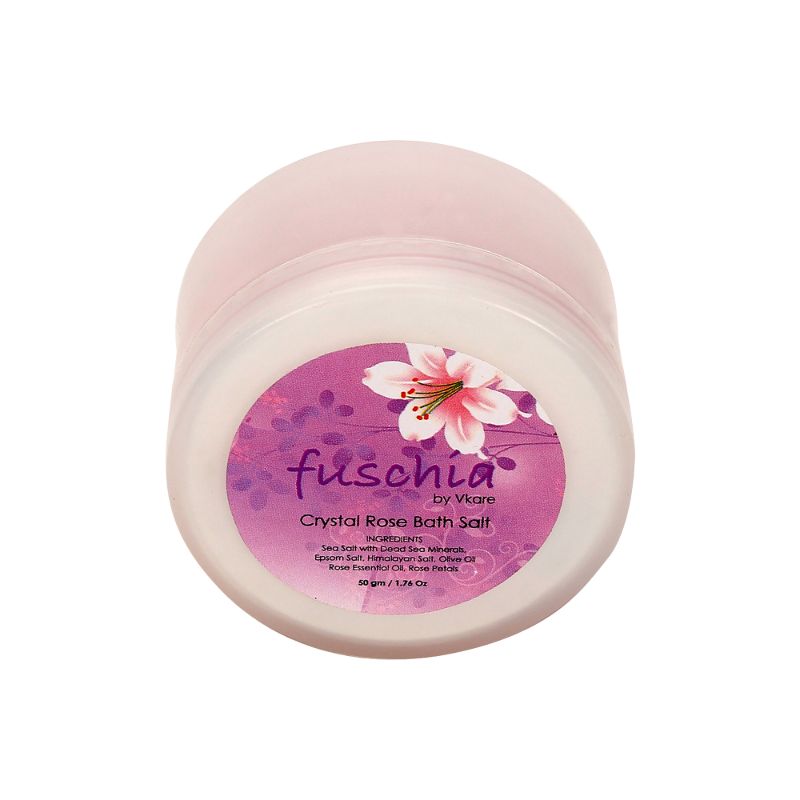 Orgenik: Crystal Rose Bath Salt (50grams) from the brand Fuschia 
