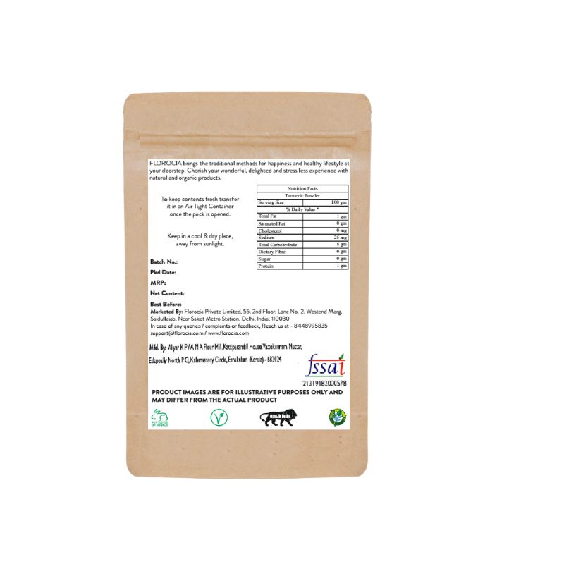 Orgenik: Turmeric Powder from brand Florocia