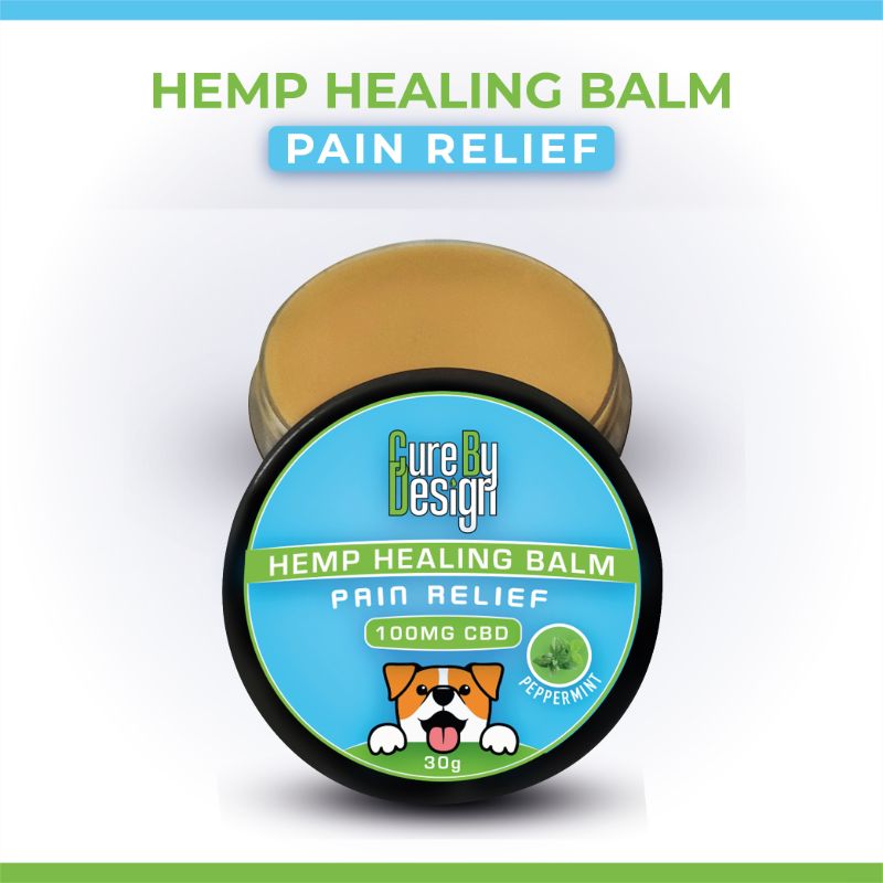 Orgenik: Hemp Healing Balm - Pain Relief 100mg CBD for Pets from the brand Cure By Design
