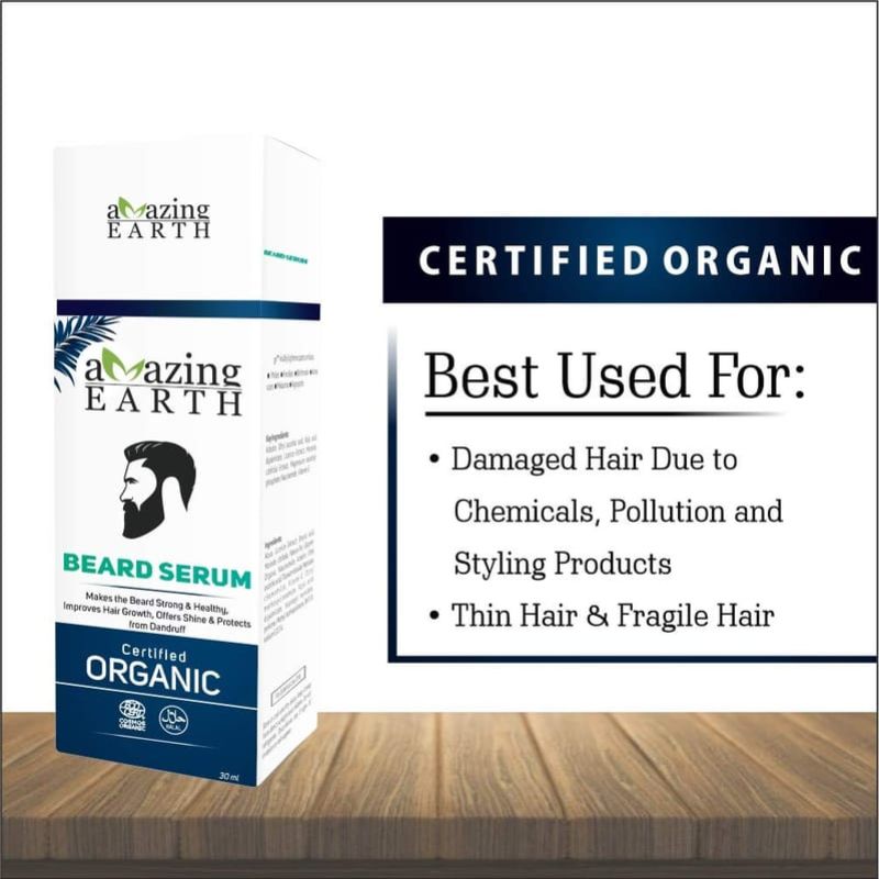 Orgenik: Shop Beard Serum from the brand AMAzing EARTH Vegetal