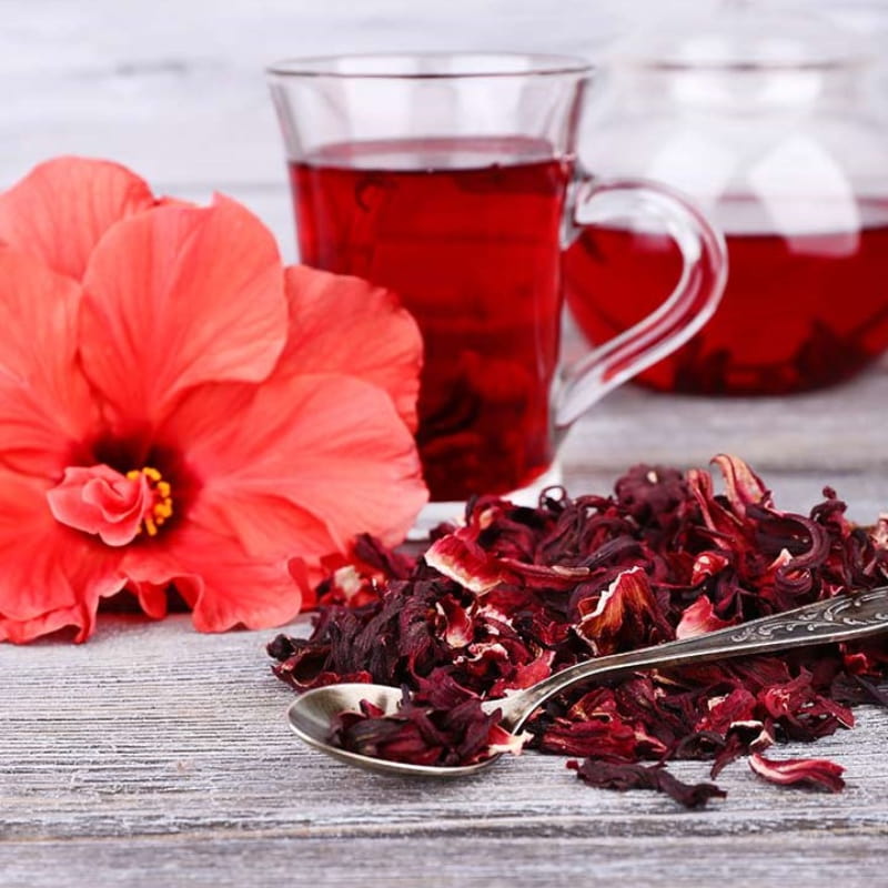 Orgenik: Shop Egyptian Hibiscus Tea | (Loose flower tea) from brand Teaology