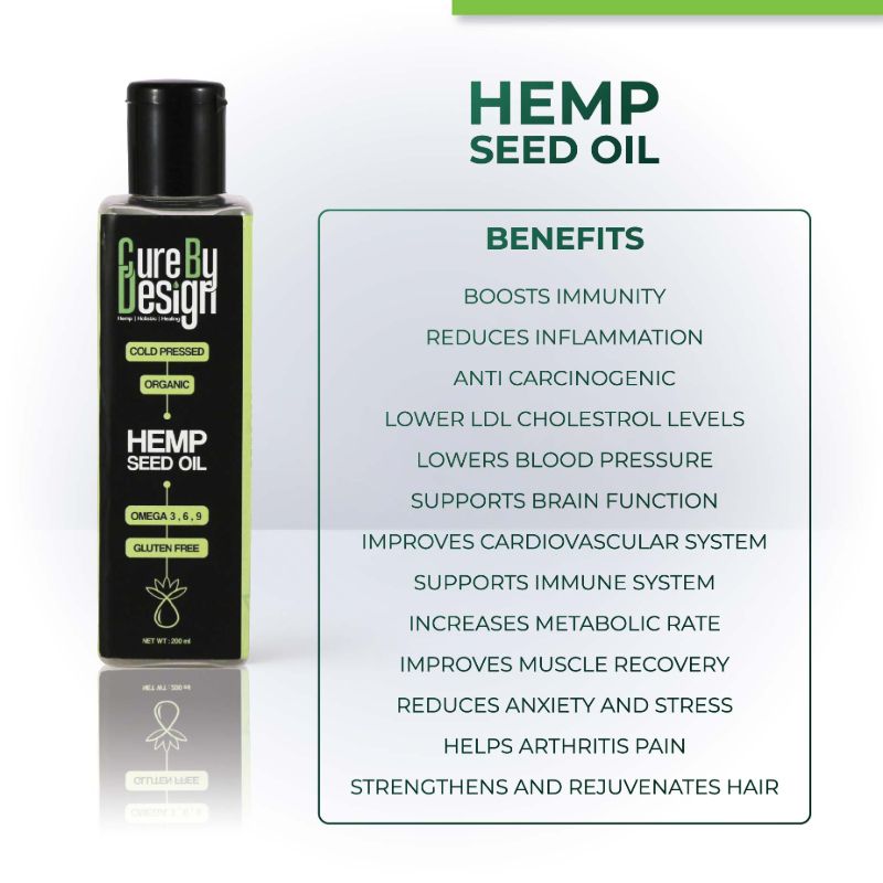Orgenik: Hemp Seed Oil from the brand Cure By Design
