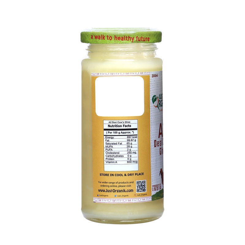 Orgenik: Cow Desi Ghee (A2) from brand Just Organik