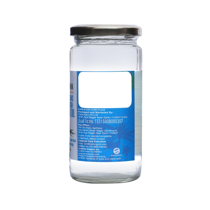 Orgenik: Organic Extra Virgin Coconut Oil from brand Just Organik