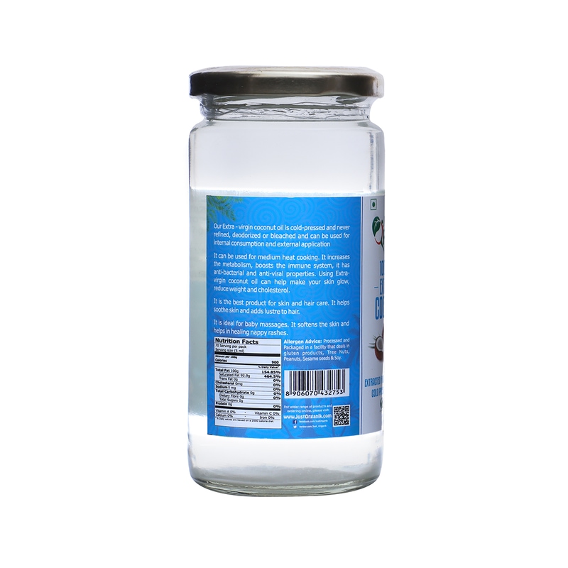 Orgenik: Organic Extra Virgin Coconut Oil from brand Just Organik