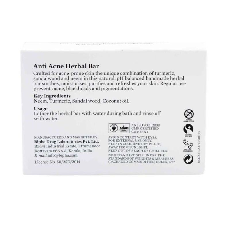 Orgenik: Antiacne Herbal Bar from brand Bipha Ayurveda