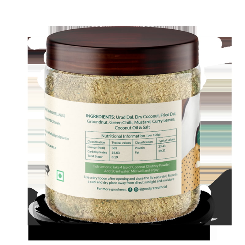 Orgenik: Shop Pudina Coconut Chutney from brand Good Graze