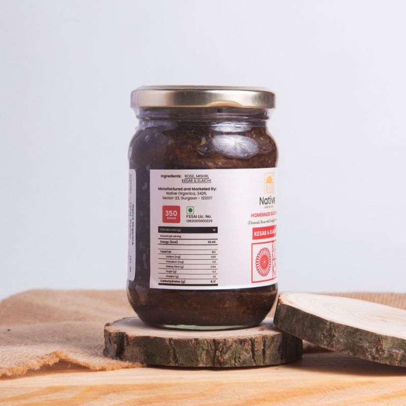 Orgenik: Organic Kesar Elaichi Gulkand from the brand Native Organica 
