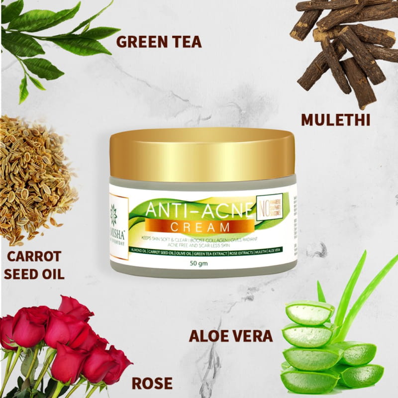 Orgenik: Shop Anti Acne Scar Removal Face Cream For Oily Skin With Carrot Seed