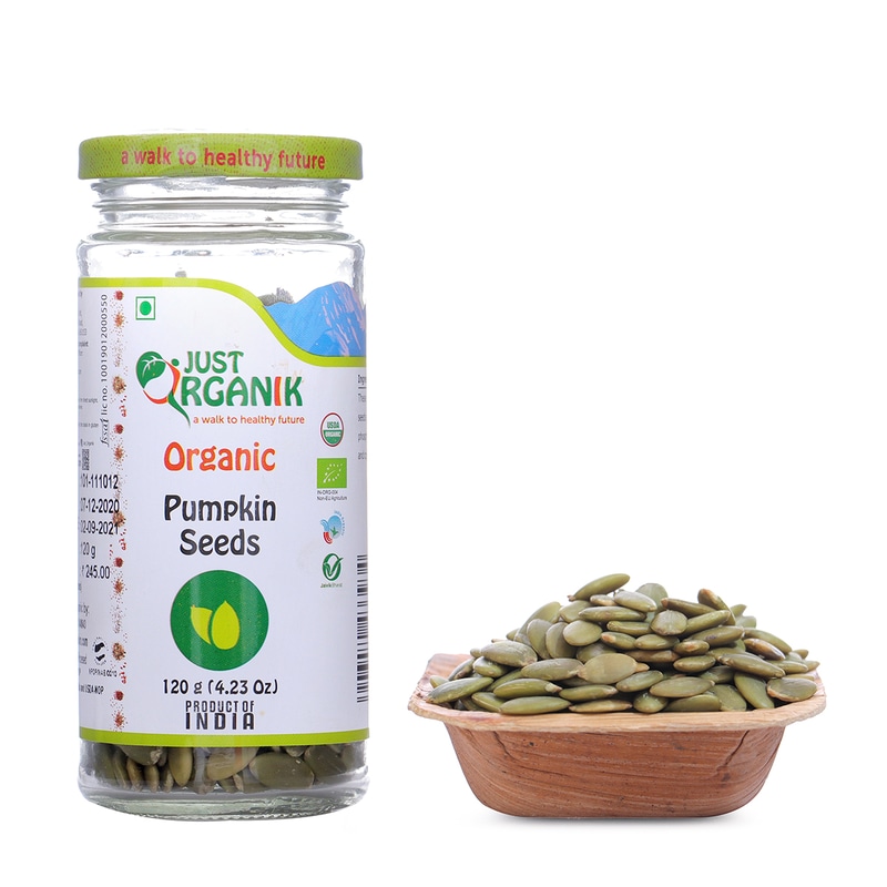 Orgenik: Pumpkin Seeds from brand Just Organik
