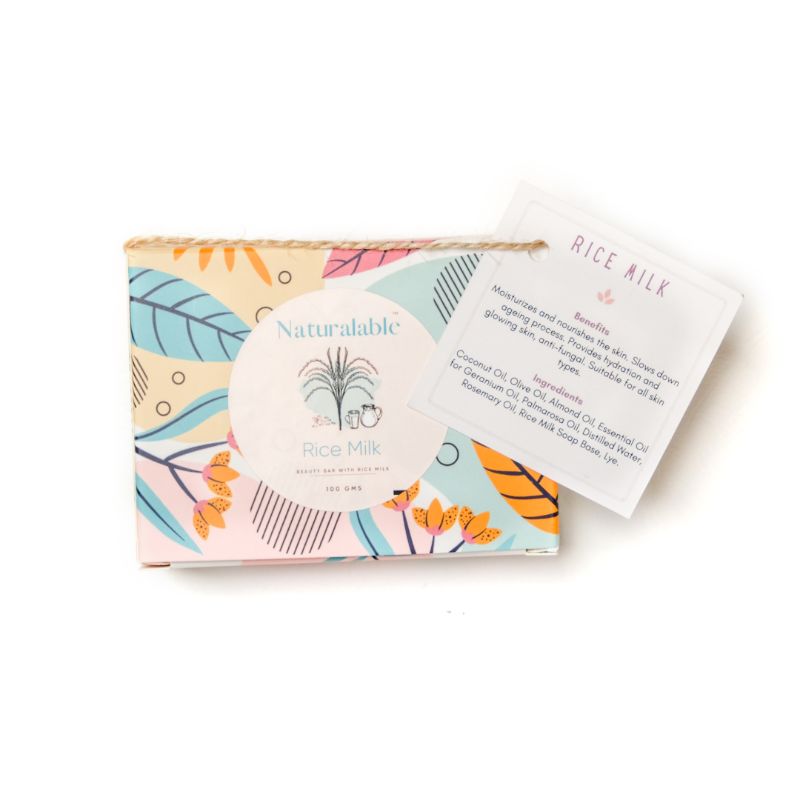 Orgenik: Rice Milk Soap from the brand Naturalable