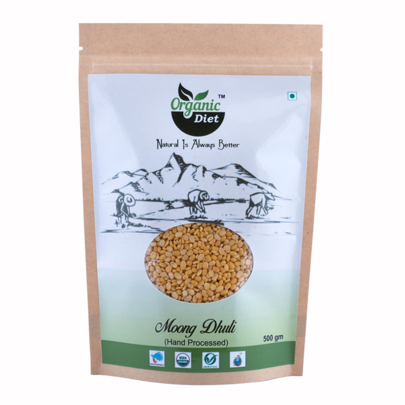 Orgenik: Shop Organic Moong Dhuli from the brand Organic Diet