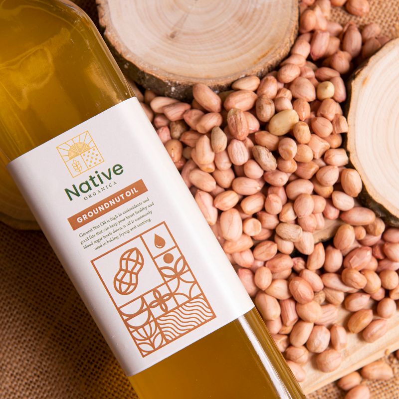 Orgenik: Cold Pressed Ground Nut Oil from the brand Native Organica 