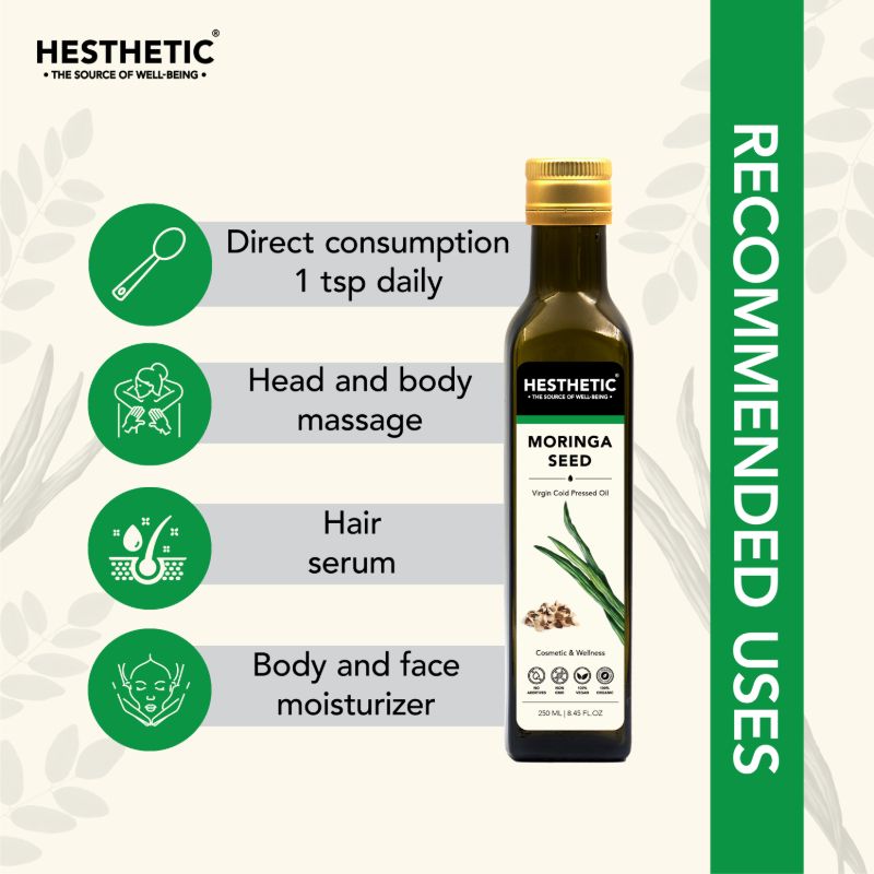 Orgenik: Organic Virgin Cold-Pressed Moringa Seed Oil from the brand Hesthetic