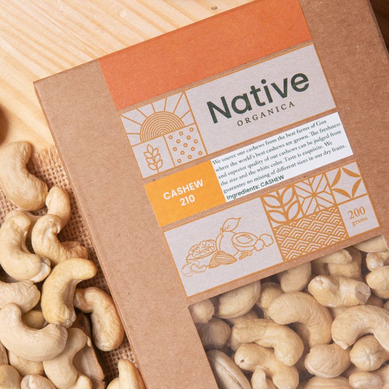 Orgenik: Cashew 210 from the brand Native Organica 