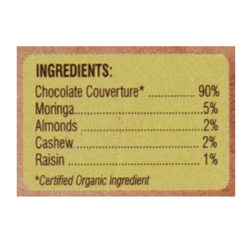 Orgenik: Shop Moringa Chocolate 42.5 g from the brand Organic Wellness