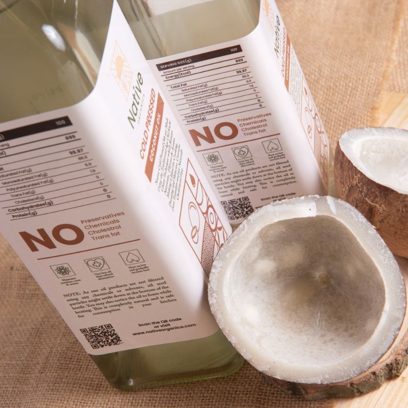 Orgenik: Cold Pressed Coconut Oil from the brand Native Organica 