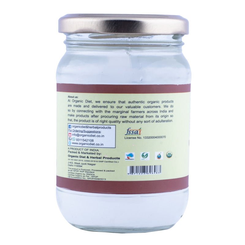 Orgenik: Shop Organic Cold Pressed Virgin Coconut Oil(Nariyal Oil) from the brand Organic Diet