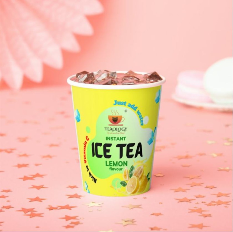 Orgenik: Shop Instant Iced Tea-in-CUP (Lemon) | 10 X 200 ml Cups from brand Teaology