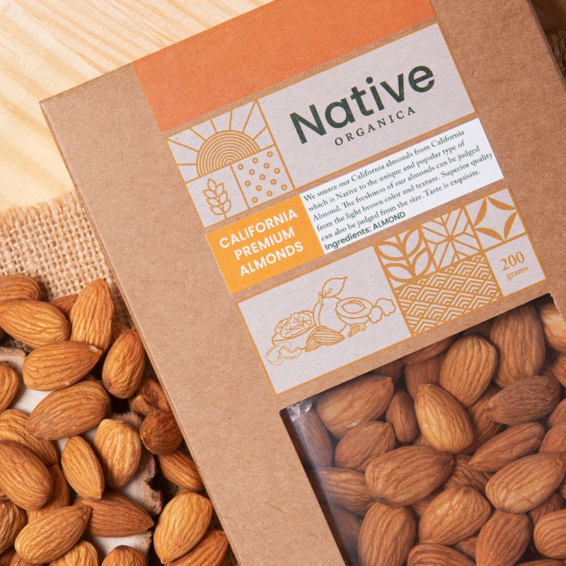 Orgenik: Almonds California - Premium from the brand Native Organica 