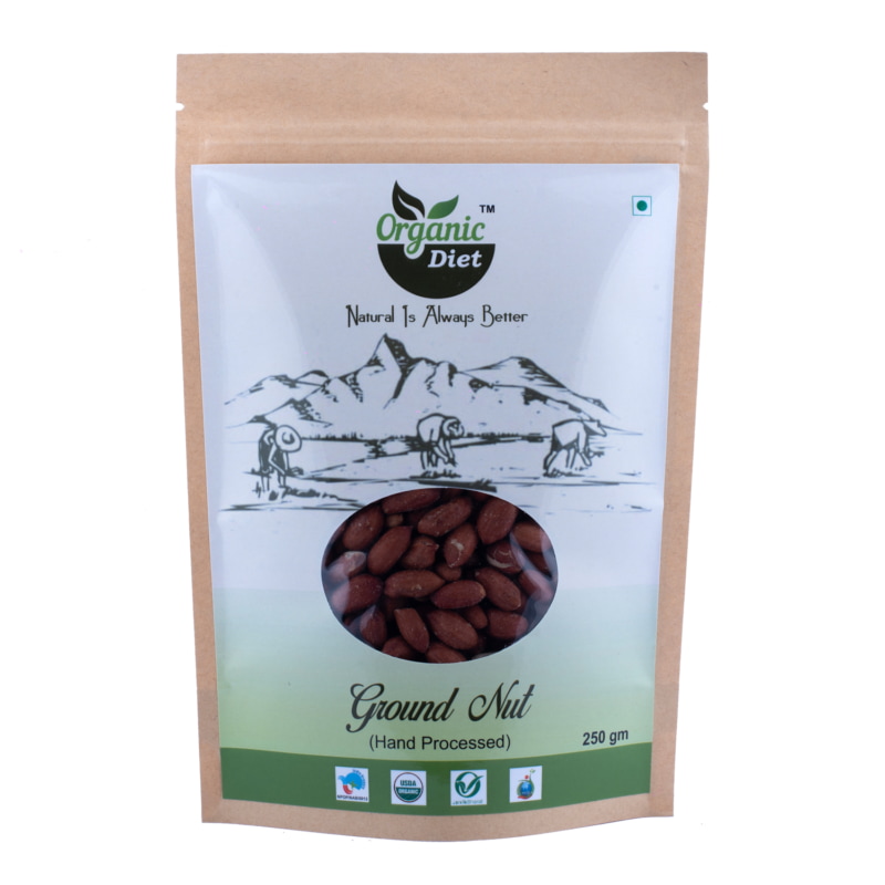 Orgenik: Shop Organic Ground Nut(Peanuts) from the brand Organic Diet