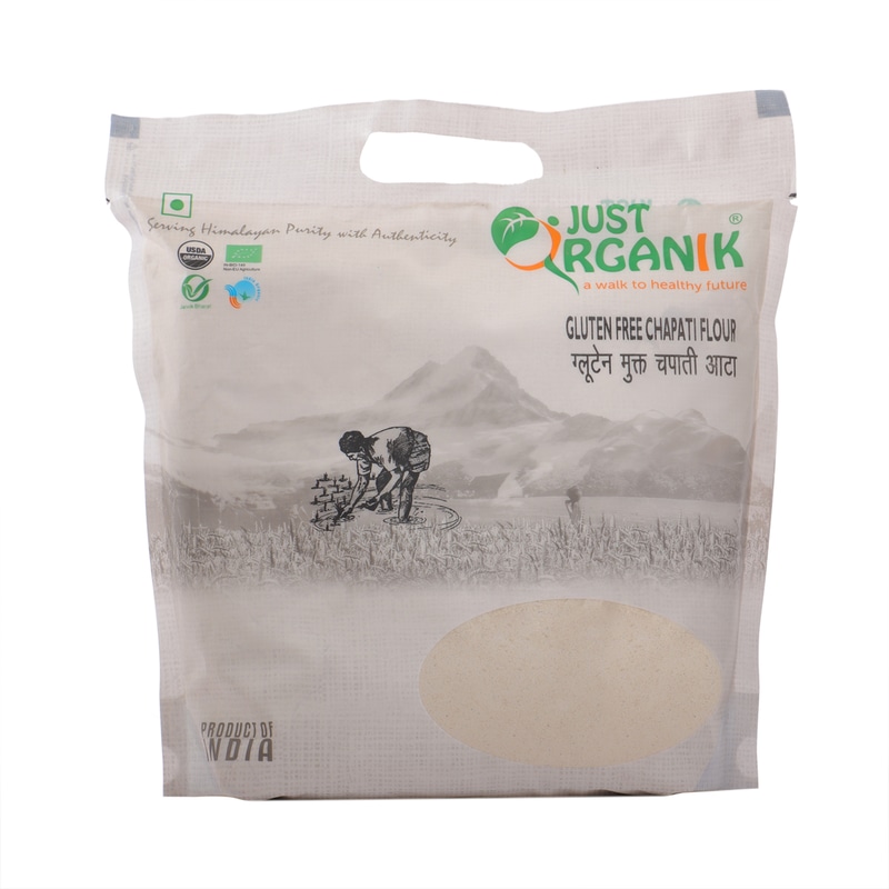 Orgenik: Gluten Free Chapati Flour from brand Just Organik