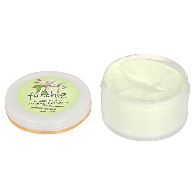 Orgenik: Arabian Jasmine Anti - Ageing Night Cream from the brand Fuschia 