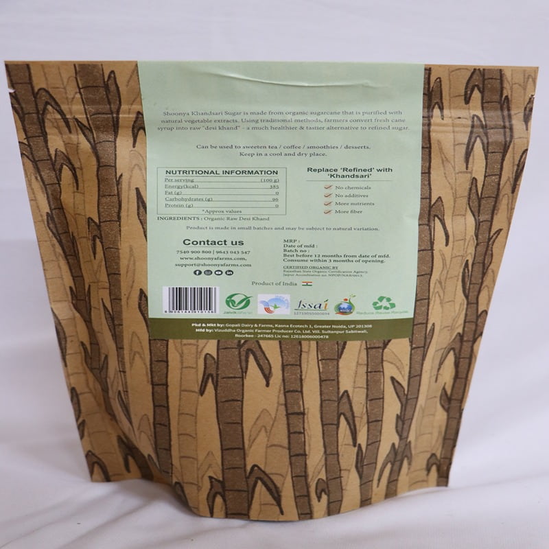 Orgenik: Shop Organic Khandsari Sugar from brand Shoonya