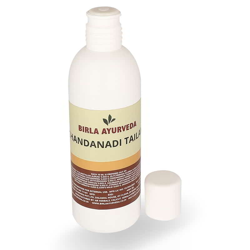 Orgenik: Shop Chandanadi Tailam - Soothing Body Oil for Wellness from the brand Birla Ayurveda