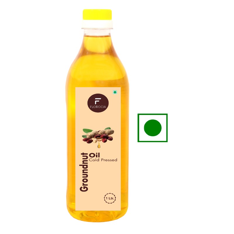 Orgenik: Cold Pressed Groundnut Oil (Plastic Bottle) from brand Florocia