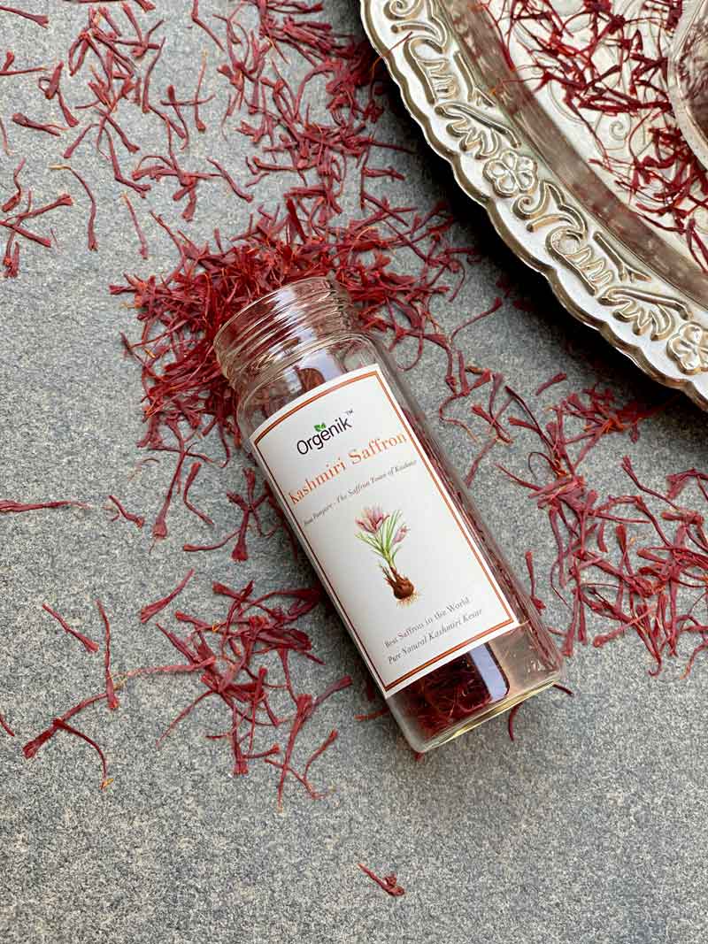 Orgenik: Shop Natural Kashmiri Saffron (Kesar) - Pampore from the brand Orgenik