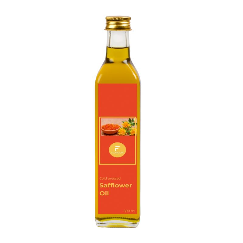 Orgenik: Cold Pressed Safflower Oil (Glass Bottle) from brand Florocia