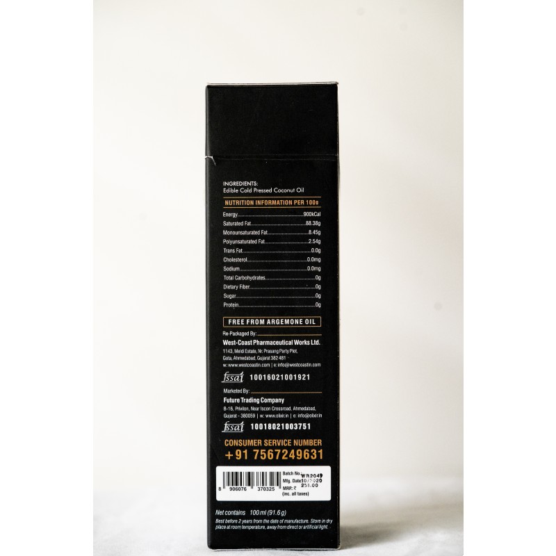 Orgenik: Cold Pressed Virgin Coconut Oil from brand Olixir Gourmet Oils