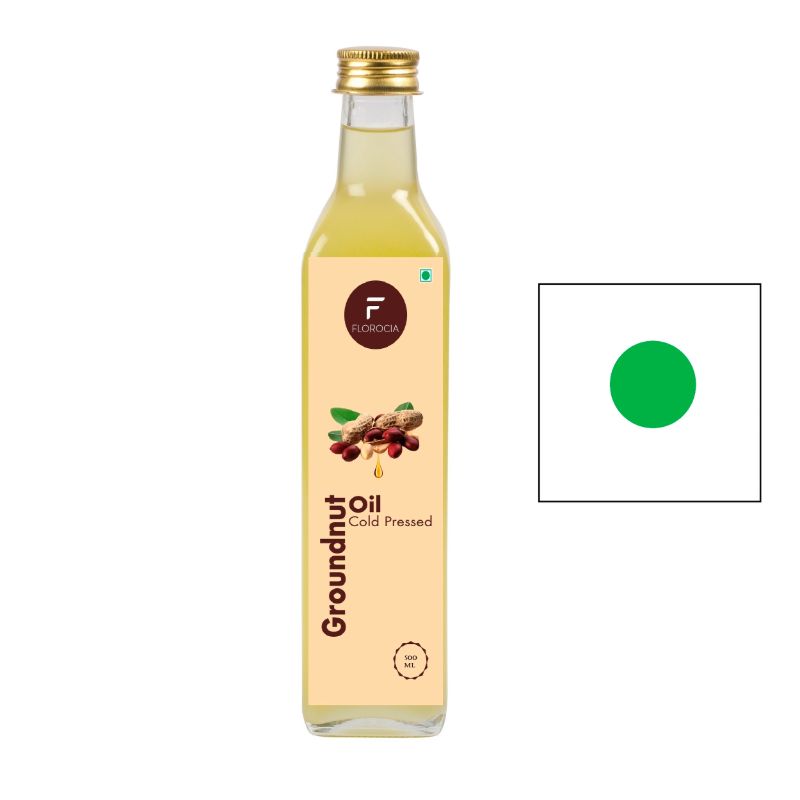 Orgenik: Cold Pressed Groundnut Oil (Glass Bottle) from brand Florocia