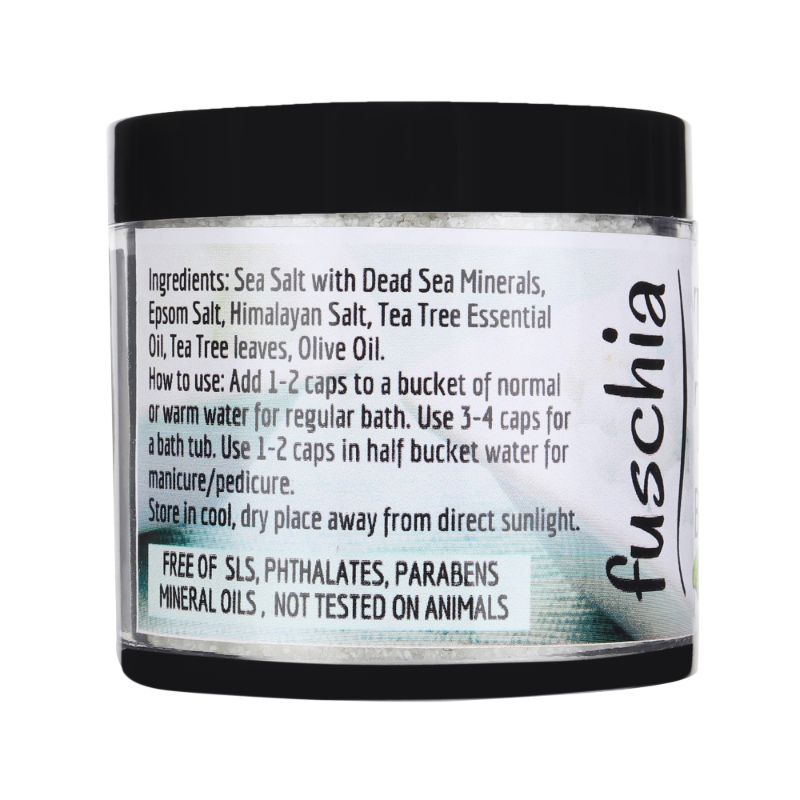 Orgenik: Tea Tree Twigs Bath Salt (100grams) from the brand Fuschia 