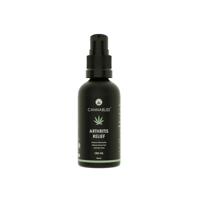 Orgenik: Shop Cannabliss Arthritis Relief 50mls from the brand India Hemp Organic