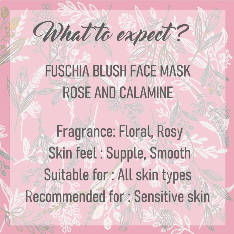 Orgenik: Blush Face Mask Rose & Calamine from the brand Fuschia 