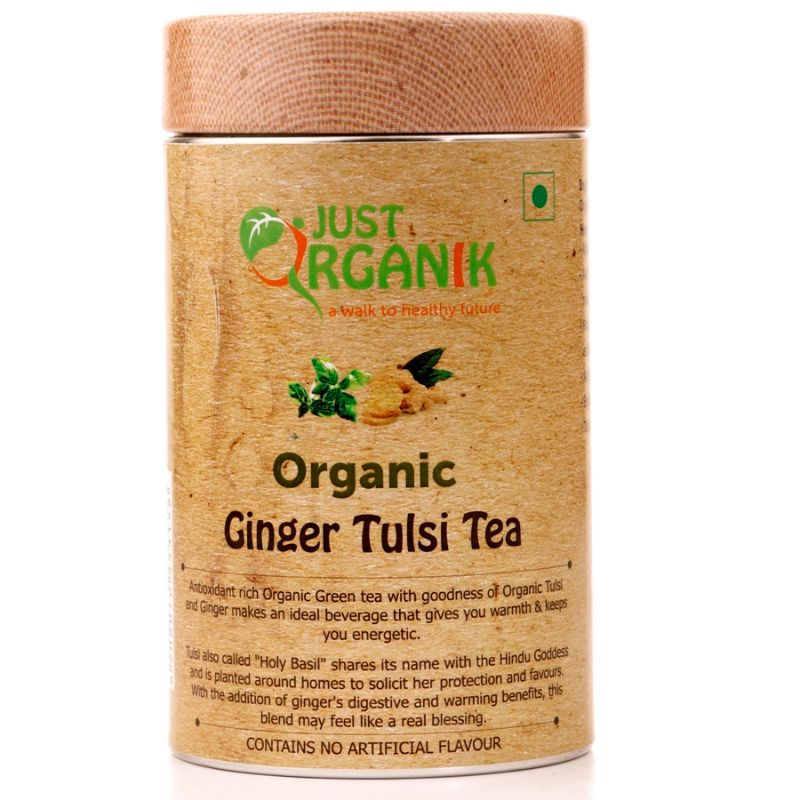 Orgenik: Ginger Tulsi Tea from brand Just Organik