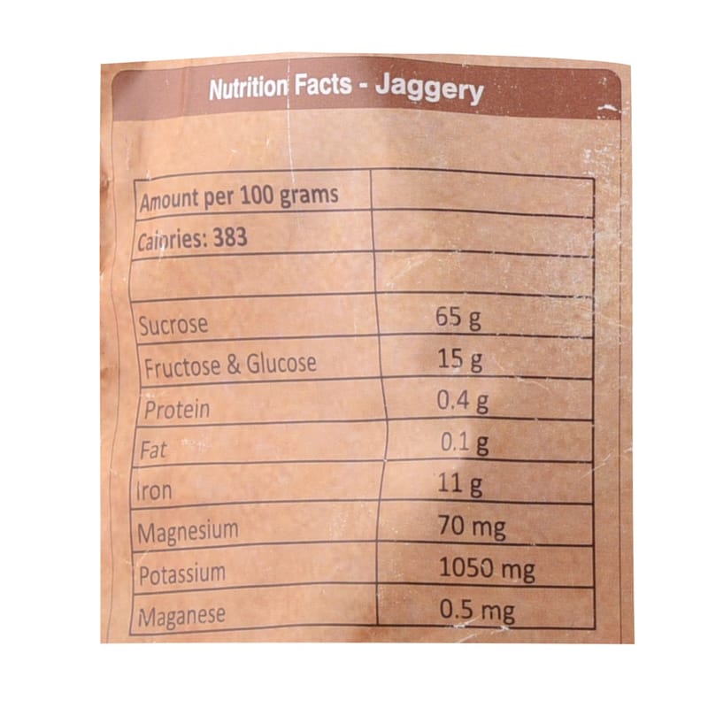 Orgenik: Shop Jaggery 450 g from the brand Organic Wellness