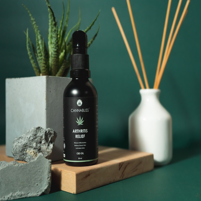 Orgenik: Shop Cannabliss Arthritis Relief 50mls from the brand India Hemp Organic