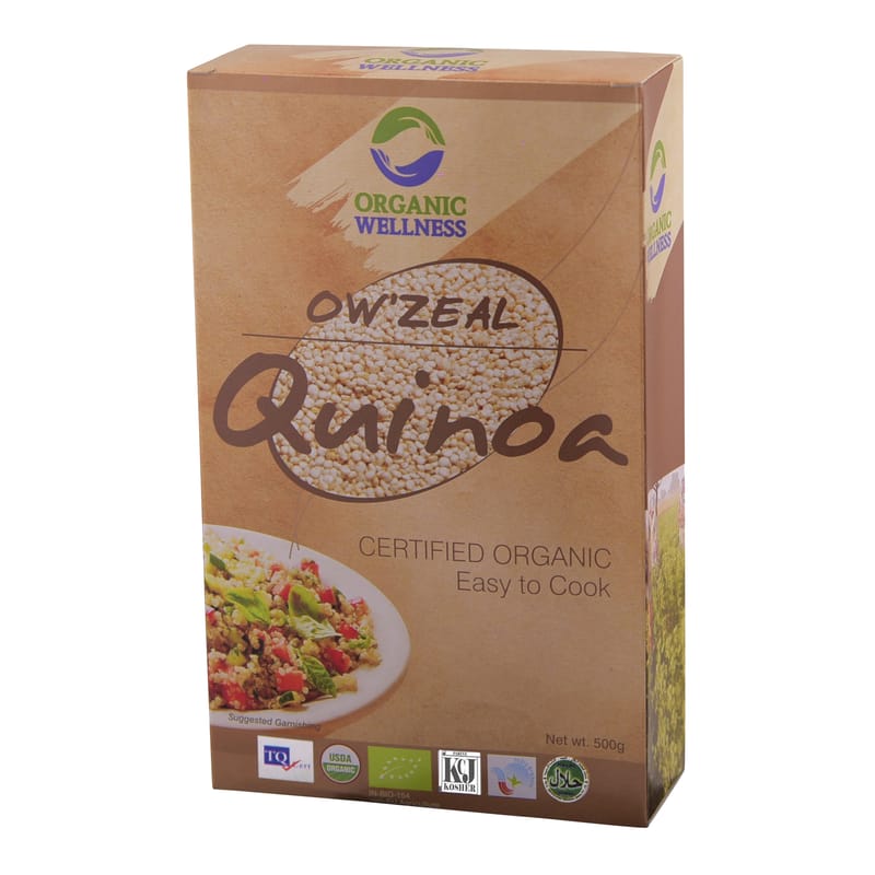 Orgenik: Shop Quinoa 500 g from the brand Organic Wellness
