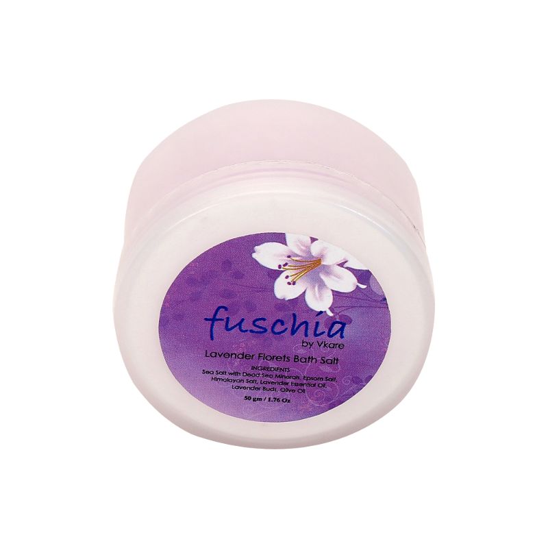 Orgenik: Lavender Florets Bath Salt (50grams) from the brand Fuschia 