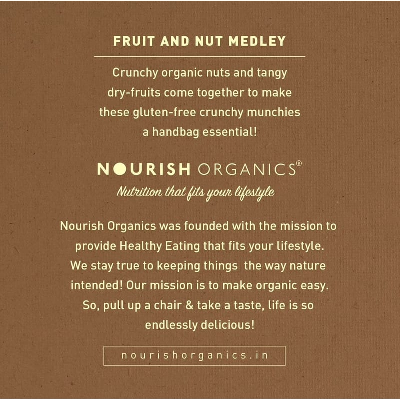 Orgenik: Shop Fruit and Nut Medley (Pack of 4) from the brand Nourish Organics