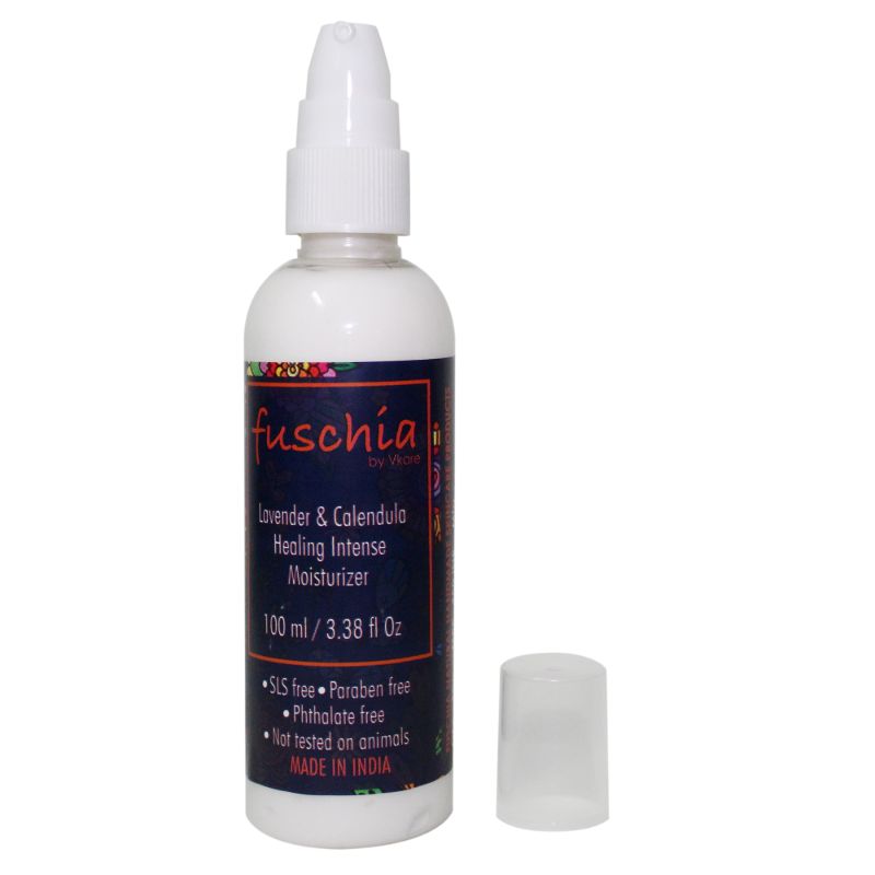 Orgenik: Lavender & Calendula Healing Intense Moisturizer from the brand Fuschia 