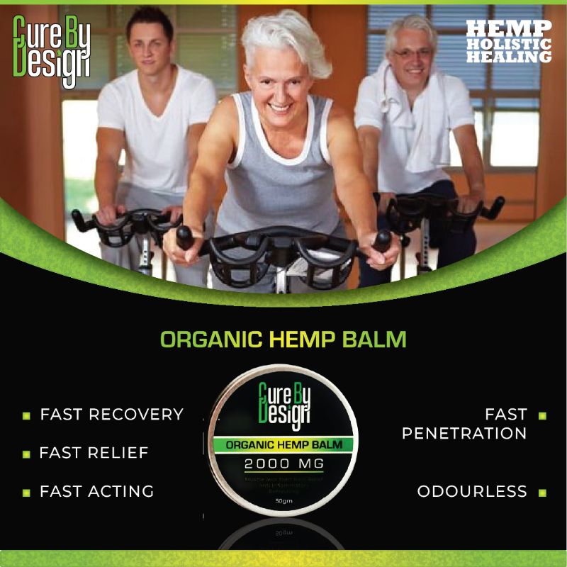 Orgenik: Organic Hemp Balm 2000mg CBD from the brand Cure By Design