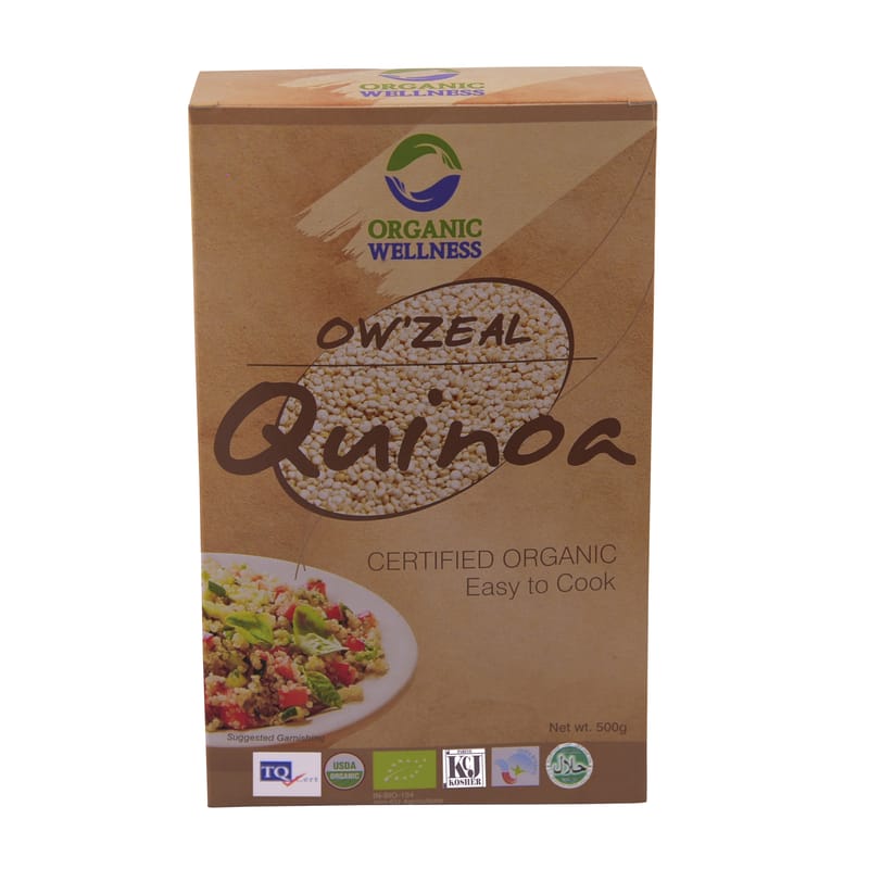 Orgenik: Shop Quinoa 500 g from the brand Organic Wellness