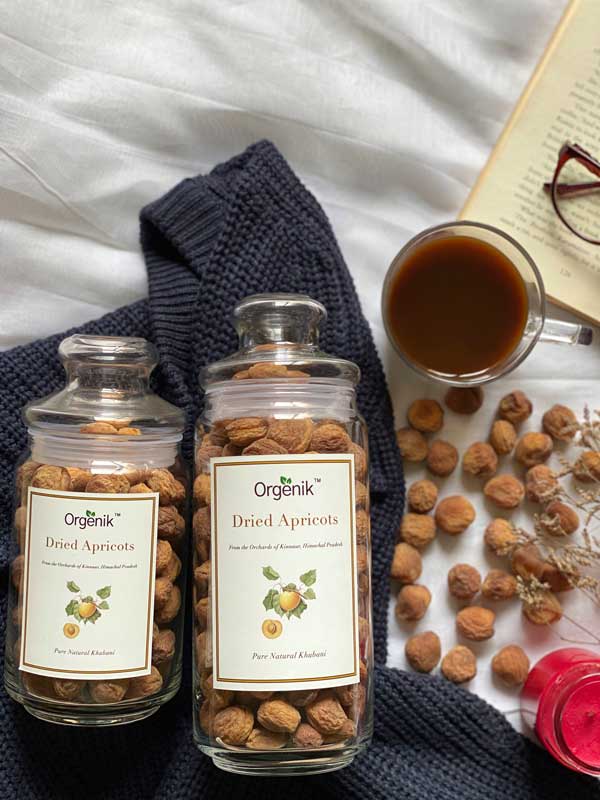 Orgenik: Shop Natural Dried Apricots (Jardalu / Khubani) - Kinnaur from the brand Orgenik