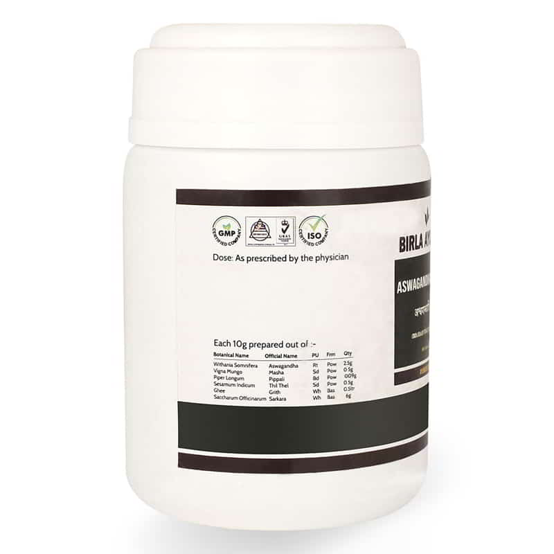 Orgenik: Shop Ashwagandhadi Leham - Muscle Strength & Vitality from the brand Birla Ayurveda